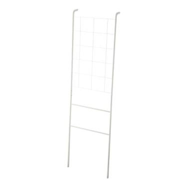 Imagem de Yamazaki Home Painel quadriculado inclinado escada - Rack de armazenamento moderno para quarto ou banheiro, tamanho único, branco
