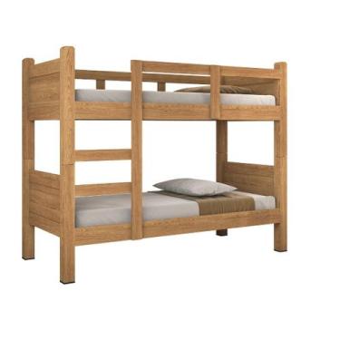 Imagem de Beliche Porto MDF Resistente Compacta Segura Solteiro - Sambare Modas,