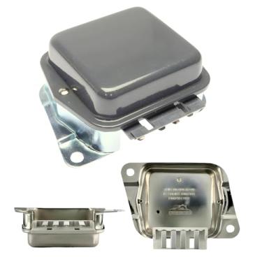 Imagem de AUTO OCCASION Regulador de tensão do alternador compatível com Ford Lincoln Mercury Car, caminhão 1964-1987, externo, Mustang VR166T 130506 D9PF-10316-AA D9PZ-10316-A E2AF-10316-AA