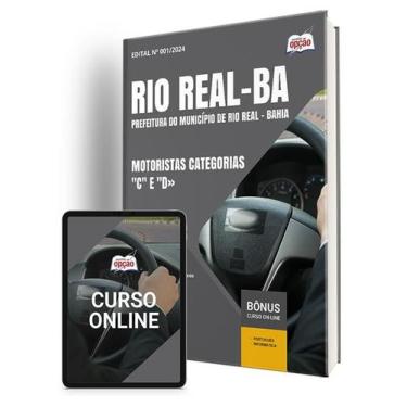 Imagem de Apostila Prefeitura de Rio Real - BA 2024 - Motoristas Categorias C e 