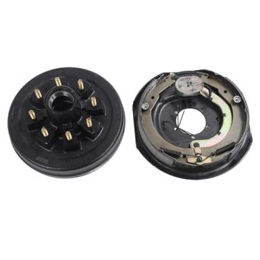 Imagem de Kit de Freio do Eixo do Reboque | 17pcs, 8 Em Tambor de 6,5 Polegadas para Tambor de Hub para Trailers de Barco de Carga de 7000 Libras | Atualize o de Freios do Seu Trailer