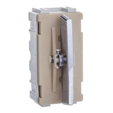 Imagem de Módulo Novara Cromado Interruptor Intermediário Dicompel, Cromado