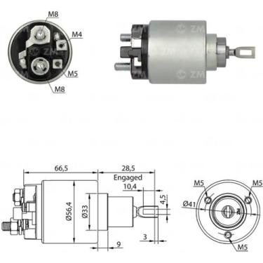 Imagem de Relê Renault Trafic 1995 a 1999 ZM 671