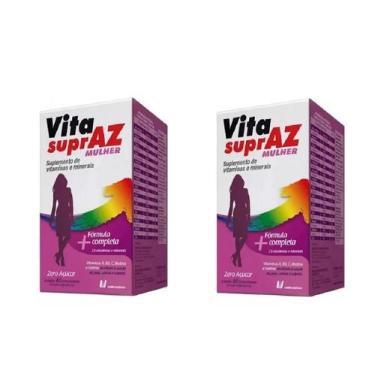 Imagem de Kit 2 Suplemento Vita SuprAZ Mulher 60 Cp - União Química - União Quim