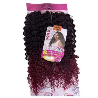 Imagem de Cabelo Bio Vegetal Sofisticado Daisy 75cm Ondulado 8pcs 300gr - GM Hai