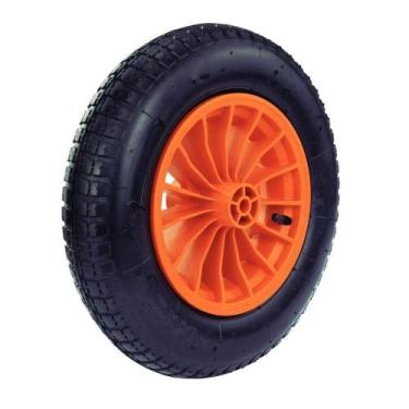 Imagem de Pneu Câmara Tramontina 3.25/8 Roda Plástica 8 Para Carrinho Mão Tramon