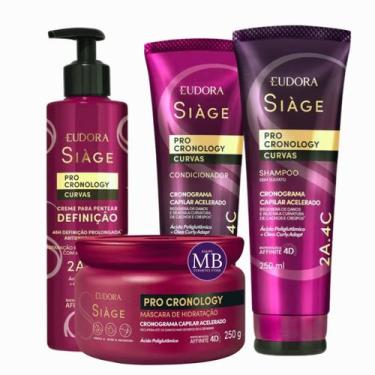 Imagem de Kit Siàge Eudora Pro Cronology Curvas Definição Cacheados