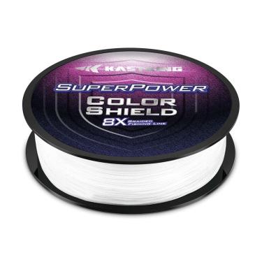 Imagem de Linha de pesca KastKing Superpower ColorShield 8 LB 300 jardas X8