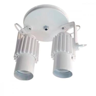 Imagem de Spot Aletado Opl Duplo Branco Total - OPTRONIK, Branco