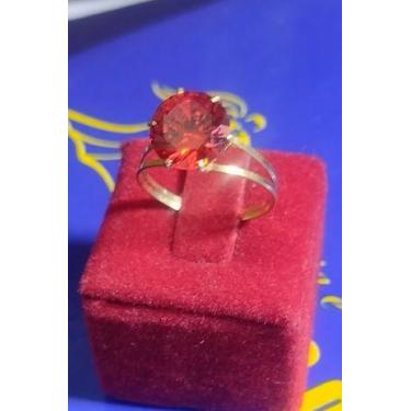 Imagem de Anel Debutante Solitário Ouro 18 Kilates 2.5 Gramas Pedra Zircônia Lar