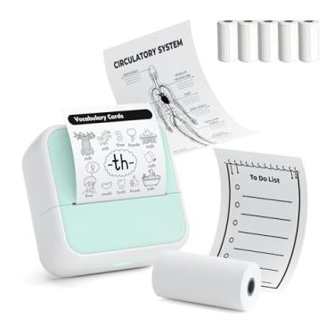 Imagem de Impressora térmica de adesivos sem tinta – PrintPods, miniimpressora, máquina de adesivos, tamanho de bolso, Bluetooth portátil para telefone, notas de estudo, diagramas e fotos, faça você mesmo