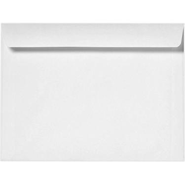 Imagem de Envelopes para livreto de 19 cm x 26 cm – 6,3 kg. Branco brilhante (50 qtd) | Perfeito para catálogos, cartões jumbo, relatórios anuais, folhetos, revistas e mais! | Papel de 4,5 kg | 12252-50
