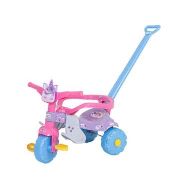 Imagem de Triciclo Infantil Unicórnios Uni Love - com Empurrador Magic Toys