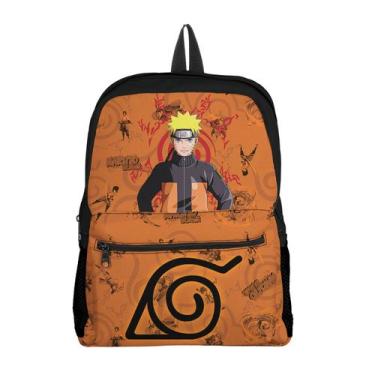 Imagem de Mochila Infantil Desenho Ninja Com Bolso Avulsa Para Menino E Menina E