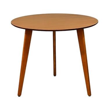 Imagem de Mesa Julia Redonda De 90CM Na Cor Freijó - AMoveleira