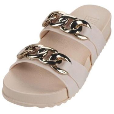 Imagem de Chinelo Feminino Detalhes Dourados e Muito Conforto Zaxy-Feminino