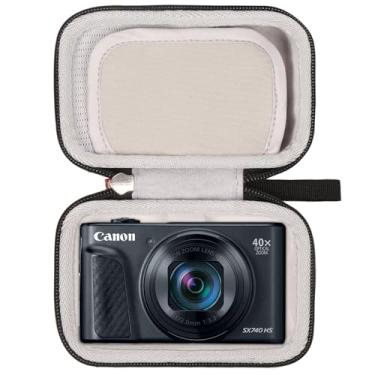 Imagem de Mchoi Estojo Rígido Para Viagem, Compatível Apenas Com Câmeras Digitais Canon Powershot Sx740/Sx620 Hs E Acessórios