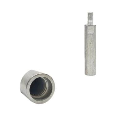 Imagem de Adaptador de Rosca M14 para M10 - Barra de Extensão para Politriz e Li