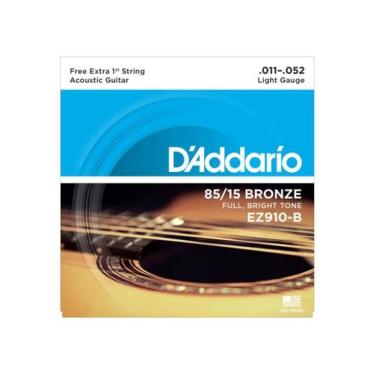 Imagem de Encordoamento d addario violao aco ez910-b+pl011 - D'ADDARIO