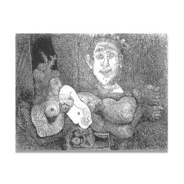 Imagem de Murais Calm Happiness Diego Rivera – Arte de realismo socialista mexicano, muralista do século 801, coleção clássica do museu de Nova York para decoração de casa 20 x 26 cm