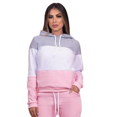 Imagem de Conjunto Moletom Feminino Flanelado Estiloso e Quentinho-Feminino