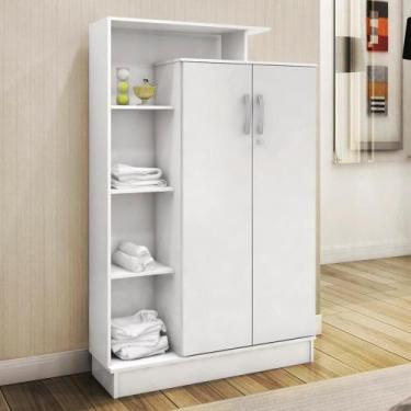 Imagem de Armário Multiuso com Prateleiras Eli Branco - CASA H