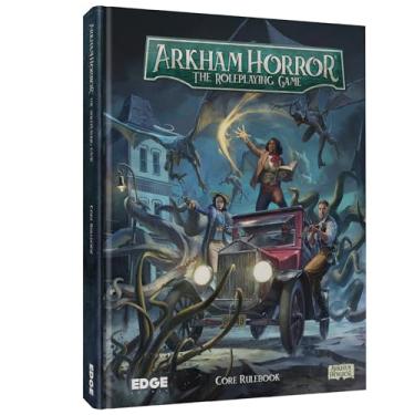 Imagem de Arkham Horror The Roleplaying Game CORE RULEBOOK - Mergulhe no mundo misterioso de Arkham dos anos 1920! Aventura RPG imersiva para crianças e adultos, maiores de 14 anos, 2 a 6 jogadores, 1+ hora de