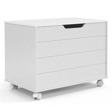 Imagem de Baú Toy Branco Acetinado - Matic - MATIC MÓVEIS