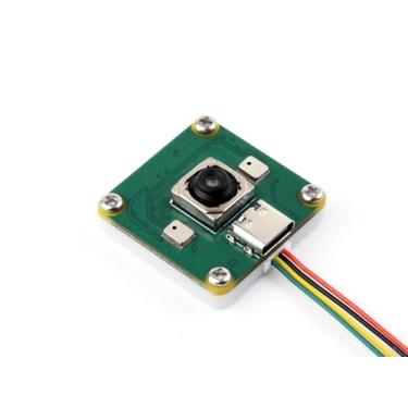 Imagem de Waveshare IMX378 12MP USB Camera (A), Supports 30 FPS Output, Better Sensitivity In Low-Light Condition, Distortion-Free, Onboard de microfone duplo, para Raspberry Pi 5/Jetson Orin Kit/RDK X5