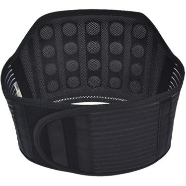 Imagem de Cinta Lombar Autoaquecida Com 21 Ímãs & Turmalina Autoaquecida Ultra Leve & Respirável Ajustável Mulheres E Homens Cinto Lombar Alívio Da Dor, XL