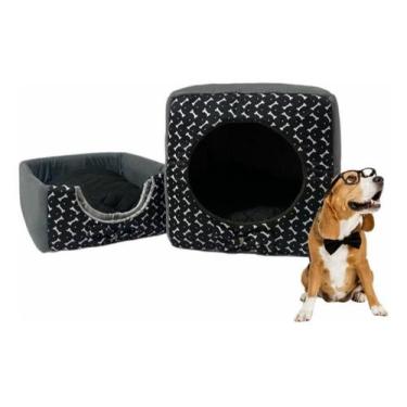 Imagem de Casinha Caminha Toca Grande Iglu 3 Em 1 Para Gato Cachorro Com Almofad