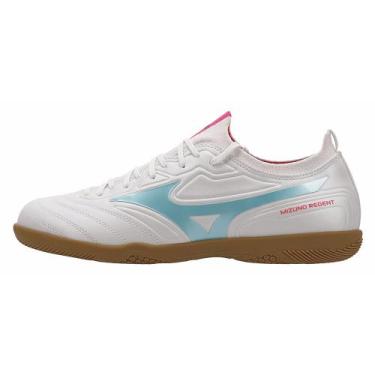 Imagem de Chuteira Futsal Mizuno Regent IN Masculina, Branco, 41