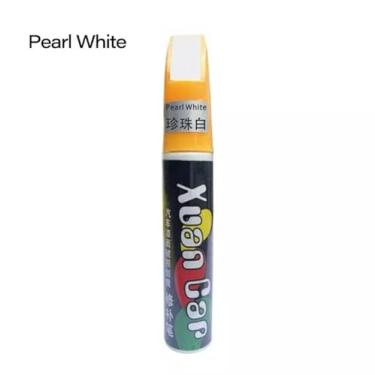 Imagem de Caneta de Reparo de Pintura Automotiva, 4 Cores, Removedor de Arranhões, Ferramenta de Manutenção (BRANCO PEROLADO)