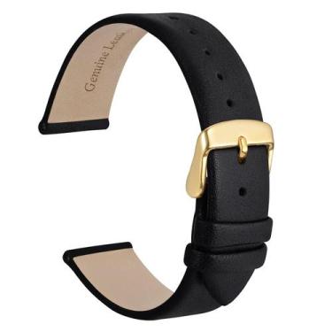 Imagem de Pulseira de relógio WOCCI Elegant Genuine Leather 22 mm de largura