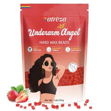 Imagem de Natreza Contas de cera dura para remoção de pelos, 450 g, contas de cera para tratamento facial, biquíni, brasileiro, axila, braços, pernas, pele sensível, fórmula de cabelo grosso, refil de grãos de