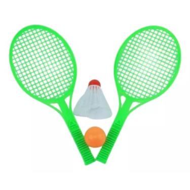 Imagem de Par Mini Jogo De Raquete Badminton Infantil De Brinquedo - Trends, Ver