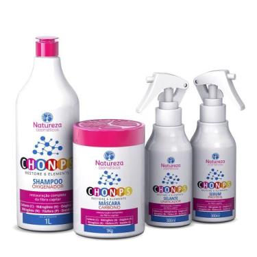Imagem de Kit Chonps 6 Elementos 4 Passos Natureza Cosméticos - Natureza Cosmeti
