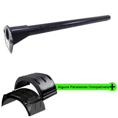 Imagem de Suporte Paralama Carreta Randon Universal Bitrem Preto - GRSUL