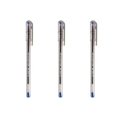 Imagem de Kit 3 Canetas Esferográfica 0.7 My-Tech Jocar Office -Azul