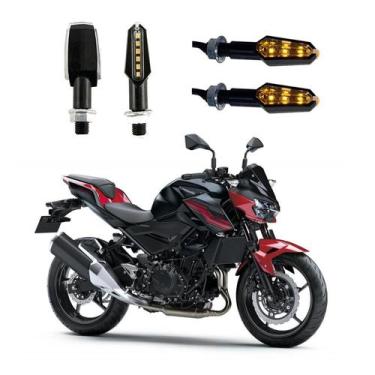 Imagem de KIT 4 Luz Seta Esportiva Pisca de Led Modelo P29 Para Moto Z 400 Ano 2