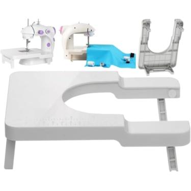 Imagem de Mesa Extensora Para Mini Máquina De Costura Lanmax LMD-202 Branco – Acessório Essencial para Costura com Precisão