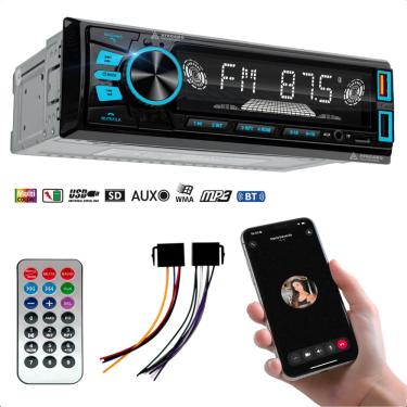 Imagem de Som De Carro Tipo Pione E Soni Bluetooth Carregador Celular