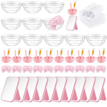 Imagem de Conjunto de 6 suprimentos para festas de spa Teenyyou rosa para mulher