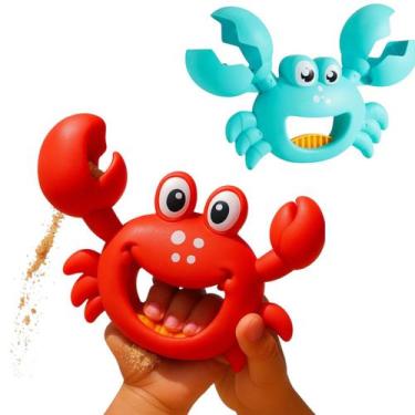 Imagem de Siri Brinquedo de Praia Piscina Banho Garra Pega Areia - Marca