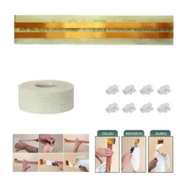 Imagem de 2X Kit Fita Elétrica Eletrofita 2 Pistas 3 Metros 750V/10Amp