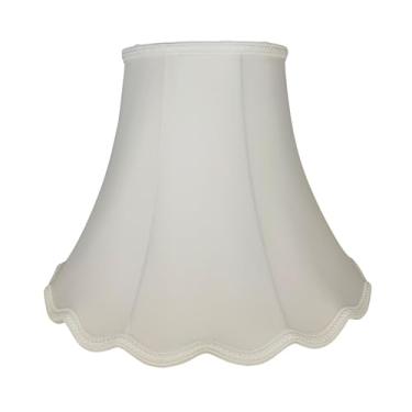 Imagem de Persiana de designer de sino recortado da Royal Designs, branca, 12,7 x 25,4 x 20,3 cm