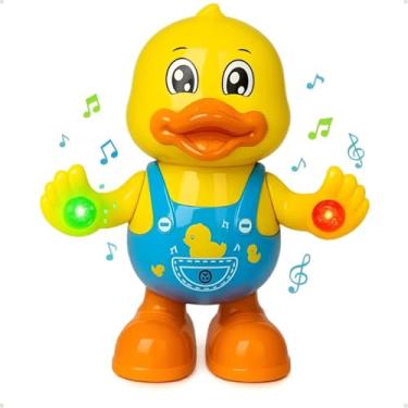 Imagem de Brinquedo Bebê Dança Pato Infantil Musical Som Luz Presente