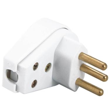 Imagem de Plugue Angular 2p+t 20a 250 Volts Branco - 57402111 - Tramontina