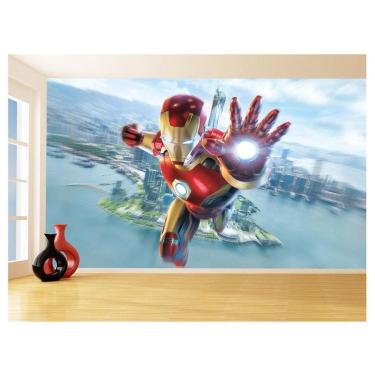 Imagem de Papel De Parede 3D Heróis Homem De Ferro Mão 3,5M Nhma278