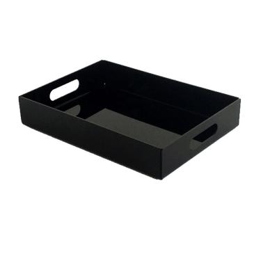 Imagem de Bandeja de acrílico preta média